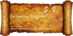 Selmeczy Ildikó névjegykártya